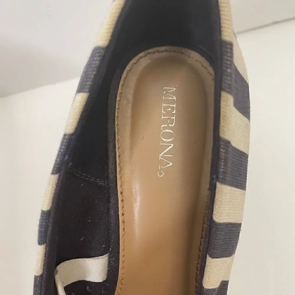 Merona| Nautical| Espadrille| Wedge| 8 1/2 Woman’s